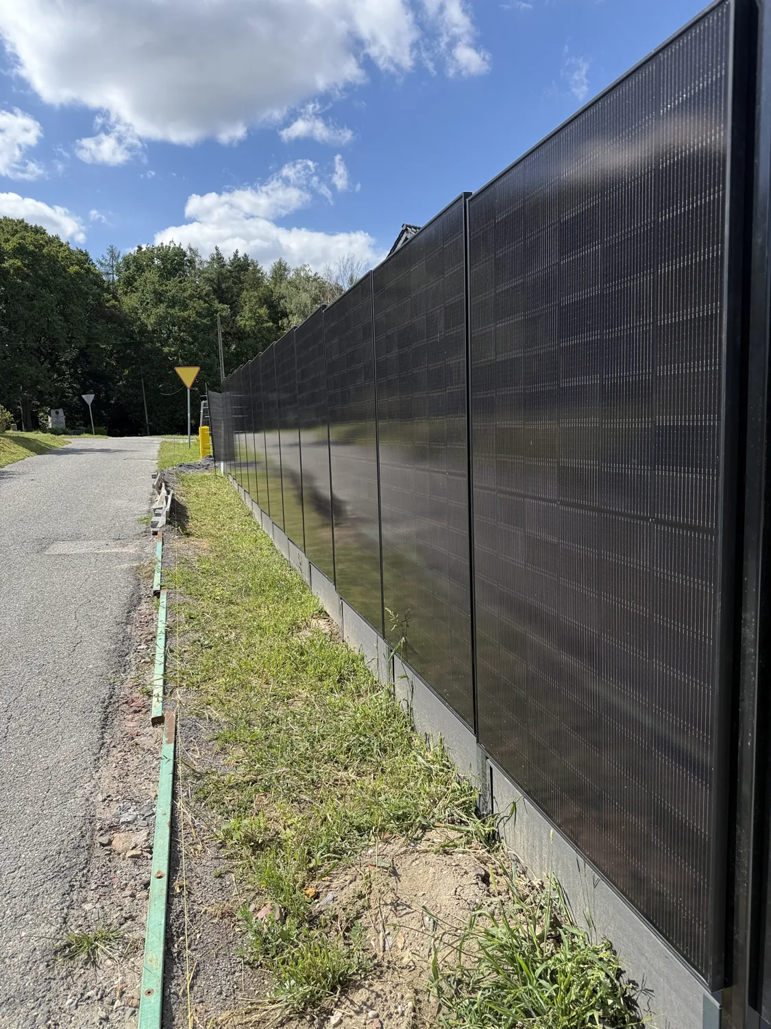 Ogrodzenie fotowoltaiczne — realizacja Lublin, 7 kWp